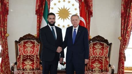 Erdoğan, Suriye lideri Ahmet Şara’yı kabul etti