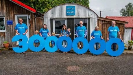 Scots charity feeding three million children every day after starting in Highlands shed