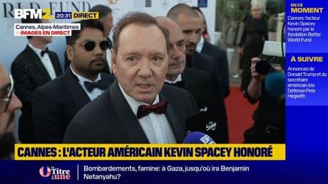 Kevin Spacey : "C'est très agréable d'être de retour"