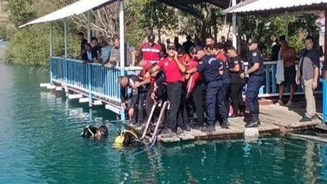 Yeğeninin düşen terliğini almak için baraj gölüne girdi... Acı haber geldi