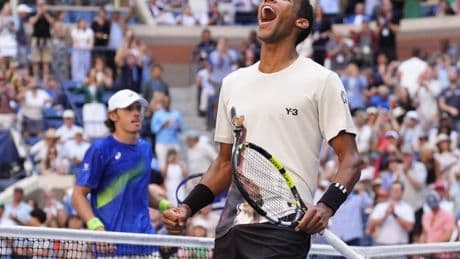 Auger-Aliassime firma sus segundas semifinales en un grande