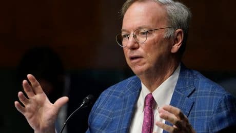 Former Google CEO Eric Schmidt said Taiwan could use kamikaze boats to protect itself from a Chinese invasion
