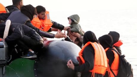 Healey slams ‘shocking’ scenes of smugglers picking up migrants ‘like a taxi’