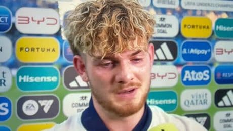 Harvey Elliott gives 'fruity' TV interview as England reach U21 Euros final