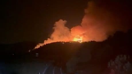 Çanakkale’de orman yangını