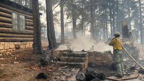 Grand Canyon’s North Rim closed as wildfire destroys historic lodge