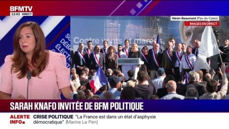 Crise politique: "Une nouvelle dissolution ne réglera rien", affirme Sarah Knafo (Reconquête)