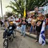 Familieleden van gijzelaars protesteren aan woningen van Israëlische ministers