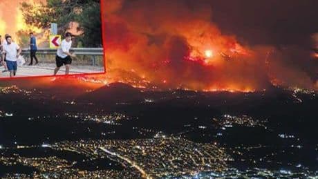 Bursa’da alevlerden kaçış! 1300 kişi tahliye edildi