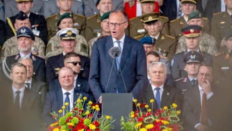 Merz verspricht in Litauen, „jeden Zentimeter des Nato-Territoriums“ zu verteidigen