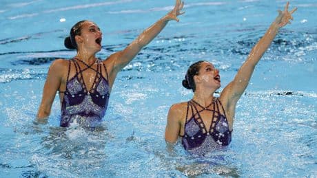 Iris Tió y Lilou Lluís logran el oro en dúo libre, el título que le faltaba a la natación artística española
