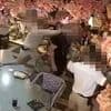 Two Brits are arrested after brutal Majorca brawl caught on camera that saw one man smashed over the head with a bottle