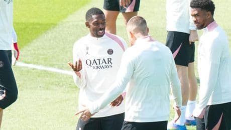 PSG-Arsenal : Dembélé figure bien dans le groupe parisien