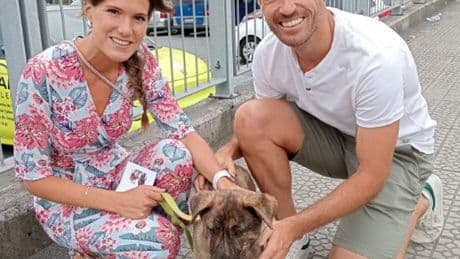 Toquero desata la admiración en redes al adoptar a Xena