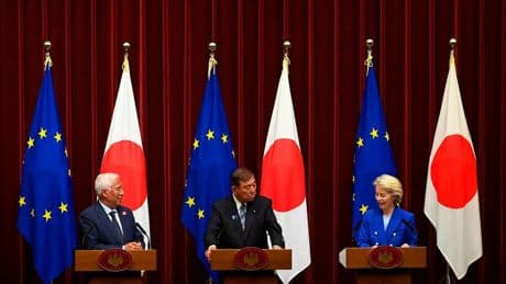 Asien: Gemeinsamer gegen China und die USA: EU und Japan rücken zusammen