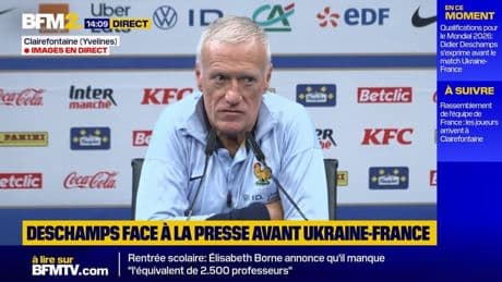 "L'Ukraine, notre adversaire le plus costaud", estime Didier Deschamps