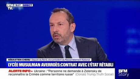 Lycée musulman Averroès: pour Sébastien Chenu (RN), "il y a une takia à tous les étages de la société"