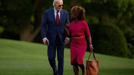 Biden’s frailty has Democrats scrambling to rebrand - or jump ship like Karine Jean-Pierre