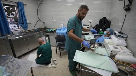 Doctors in Gaza say patients' protruding ribs and bony limbs offer evidence of malnutrition