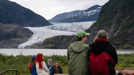 Parts of Juneau brace for flooding from water slipping past Alaska's Mendenhall Glacier