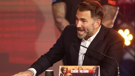 Eddie Hearn scoffs at Dana White’s claim about Canelo vs Crawford and ‘boxing’s biggest fights’