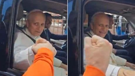 El papa León XIV saca su lado más futbolero y su saludo a un hincha se vuelve viral: &quot;¡Forza Roma!&quot;