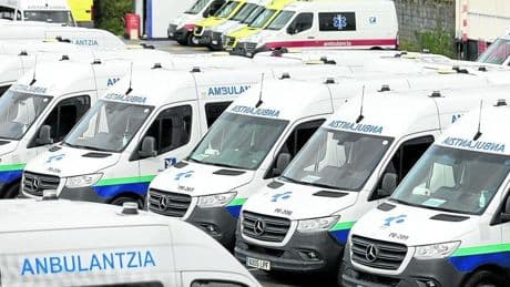 Multa de 679.000 euros a la firma que gestionó las ambulancias de Osakidetza