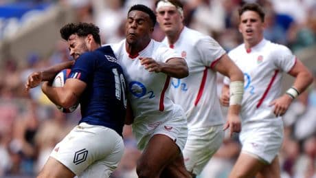 Immanuel Feyi-Waboso faces anxious wait with England tour place in doubt after red card