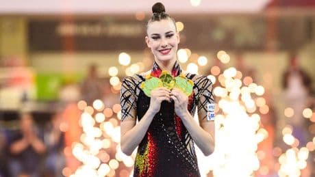 Schon in WM-Form - FÜNFMAL Gold für Dascha