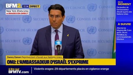 "Notre combat n'est pas contre le peuple iranien", déclare Danny Danon, représentant d'Israël aux Nations Unies