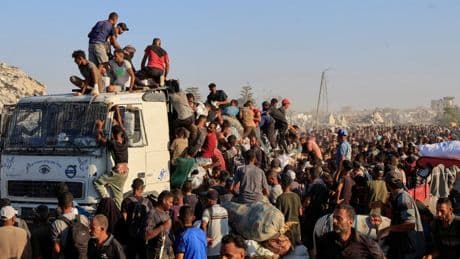 Plünderungen in Gaza: Neun von zehn Lastwagen erreichen nie ihr Ziel