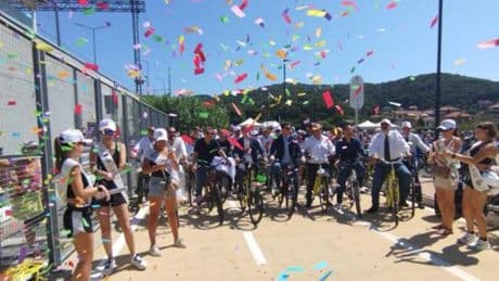 Andora, inaugurata la nuova ciclopedonale vista mare: due chilometri tra arte, natura e mobilità sostenibile