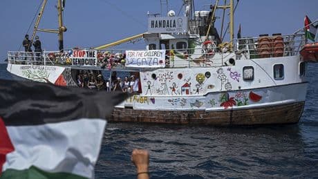 Madleen'den sonra Hanzala! Soykırımcı İsrail'den yardım taşıyan gemiye açık tehdit
