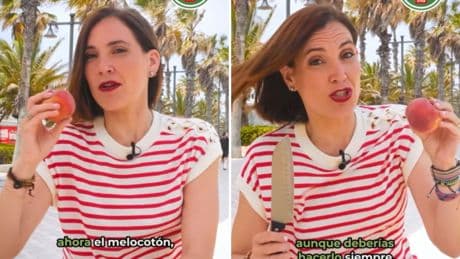 Boticaria García, nutricionista: “Hay tres razones por las que deberías comerte el melocotón con piel, siempre y cuando lo laves muy bien antes”