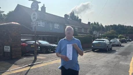 Grandad 'targeted' with fake parking ticket in ongoing council row