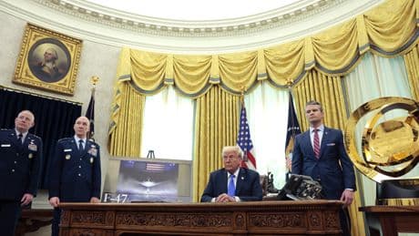 White House denies Mark Zuckerberg was ‘asked to leave’ Oval Office meeting about F-47 fighter jet