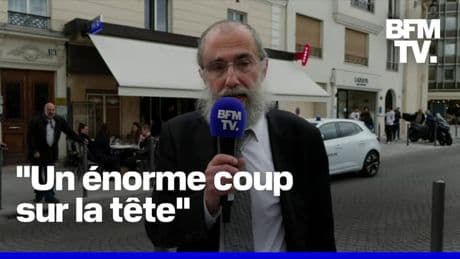 "Je suis tombé par terre": le rabbin agressé à Neuilly-sur-Seine témoigne sur BFMTV