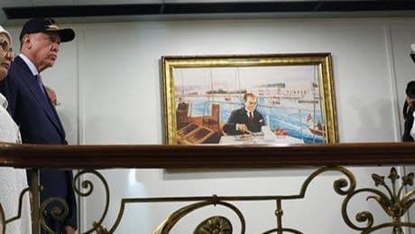 Cumhurbaşkanı Erdoğan Atatürk’ün manevi mirası Savarona'yı ziyaret etti