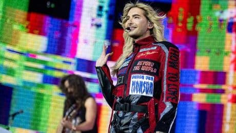 Leute: Jubiläumskonzert von Tokio Hotel: Heidi Klum fiebert mit