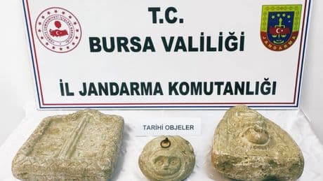 Jandarmadan tarihi eser operasyonu: 2 gözaltı