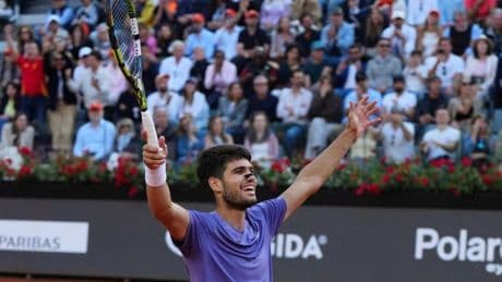 Alcaraz derroca a Sinner en Roma