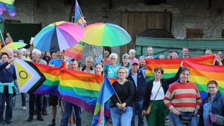 Flaggen gestohlen: Aus Solidarität: Bürger wollen Dorf mit Fahnen bunt machen