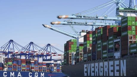 Trump says slow ports mean U.S. losing less money