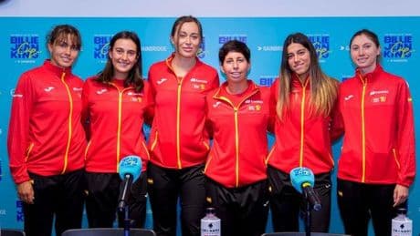 España - Ucrania: horario y dónde ver por TV los cuartos de la Billie Jean King Cup