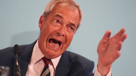 Farage to say UK has ‘authoritarian censorship regimes’ after Linehan arrest