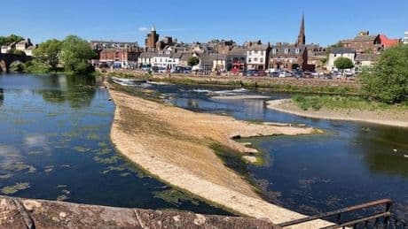 Low Dumfries and Galloway river levels continue to cause concern despite forecast of rain