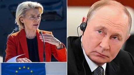 Russia 'sabotages EU chief von der Leyen's plane with GPS interference attack'