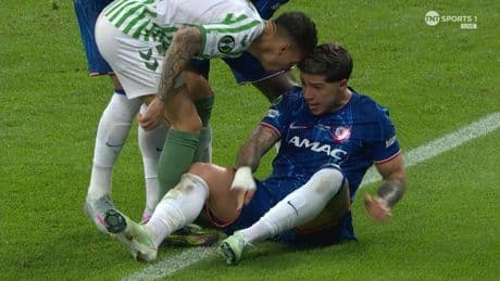 Antony in moment of madness as Man Utd flop appears to HEADBUTT Enzo Fernandez in Chelsea Conference League final clash