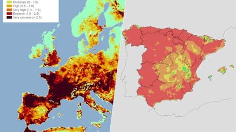 Los mapas que explican por qué Castilla y León se han convertido en la "zona cero" de los incendios forestales
