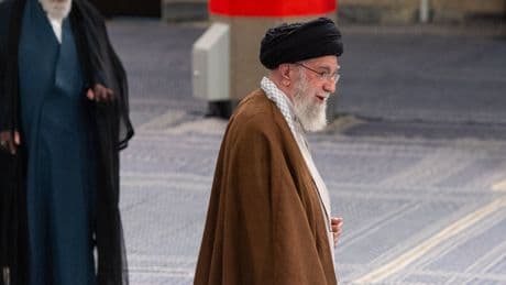 In a defiant address, Iran’s supreme leader rejects Trump’s call to surrender.